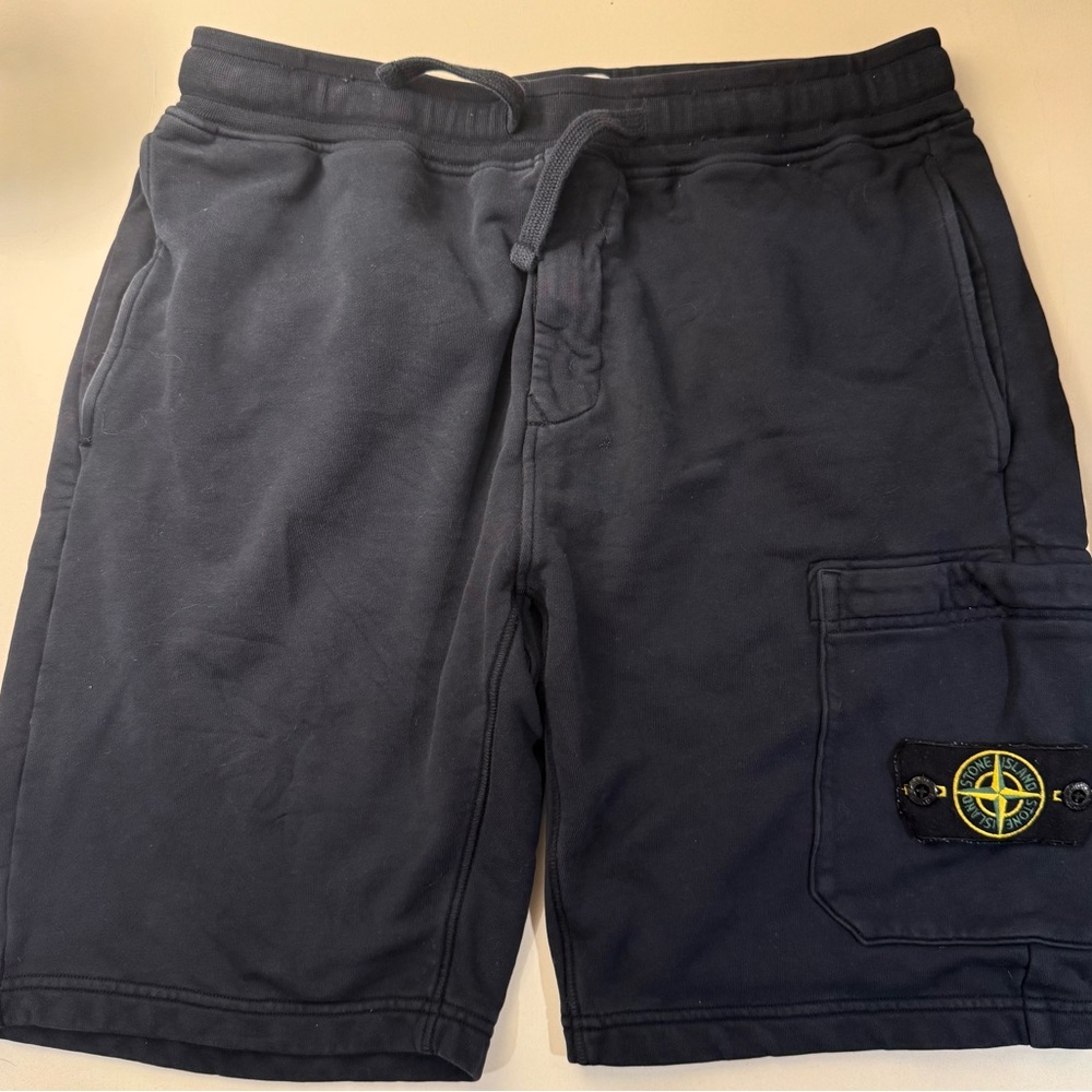 Men's stone island navy Cargo Shorts